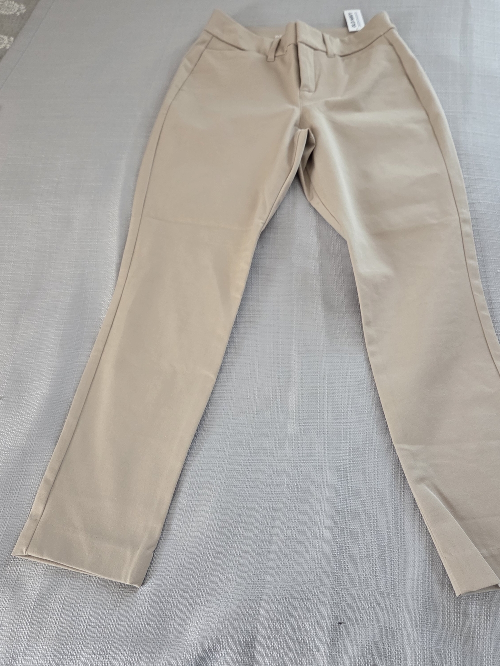 Old Navy Women's Slim Pixie Chino Pants in Beige